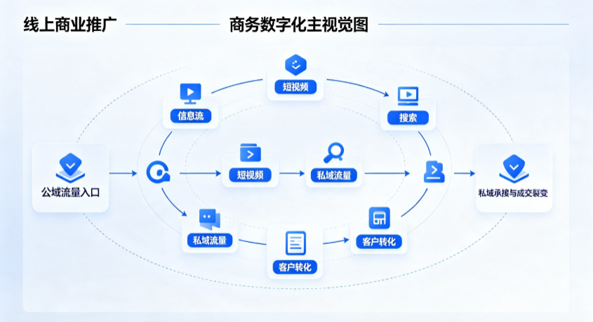 望都县线上商业推广怎么做？全域流量闭环搭建与低成本转化实战指南